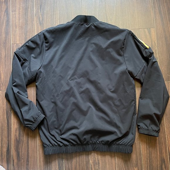 Adidas 3 Gold stripes windbreackers  jacket M - Picture 5 of 11